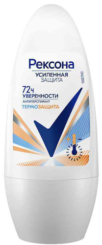 Антиперспирант ролл Рексона Усиленная защита Термозащита #1