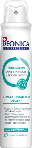Антиперспирант спрей Deonica Антибактериальный эффект #1