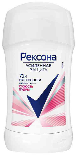 Антиперспирант стик Рексона Усиленная защита Сухость пудры #1