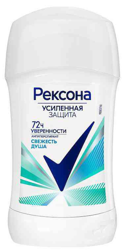 Антиперспирант стик Рексона Усиленная защита Свежесть душа #1