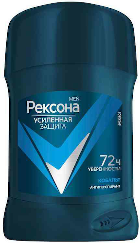 Антиперспирант стик Рексона Men Усиленная защита Кобальт #1