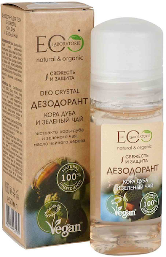 Дезодорант ролл Deo Crystal ECO Laboratorie Кора дуба и зеленый чай #1