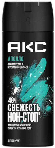 Дезодорант спрей Акс Аполло аромат кедра и мускатного шалфея #1
