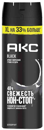 Дезодорант спрей Акс Black аромат Морозной груши и кедра #1