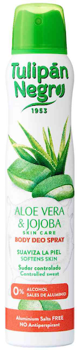 Дезодорант спрей Tulipan Negro Aloe Vera & Jojoba #1