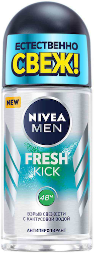 Дезодорант-антиперспирант ролл NIVEA MEN Fresh Kick Взрыв свежести #1