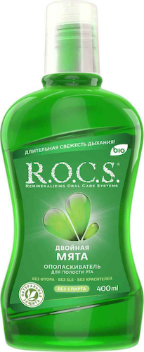 Ополаскиватель для полости рта R.O.C.S. Двойная мята #1
