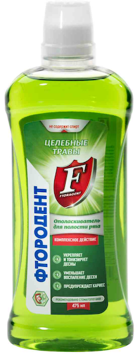 Ополаскиватель для полости рта Фтородент Целебные травы #1