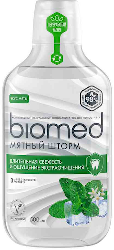 Ополаскиватель для полости рта Biomed мятный шторм #1