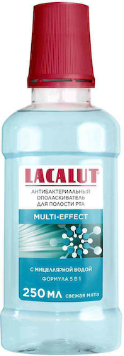 Ополаскиватель для полости рта комплексная защита Lacalut Multi-effect 5в1 #1