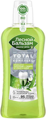 Ополаскиватель для полости рта Лесной Бальзам Total Комплекс укрепление + защита от зубного камня #1