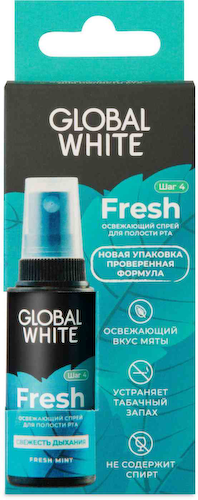 Спрей для полости рта освежающий Global White #1