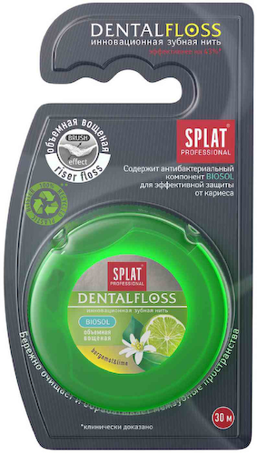 Зубная нить инновационная Splat Professional DentalFloss с ароматом бергамота и лайма #1