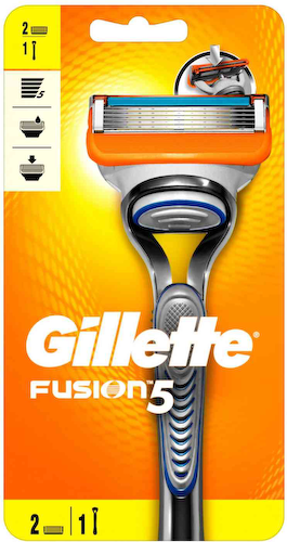 Бритва Gillette Fusion c 2 сменными кассетами #1