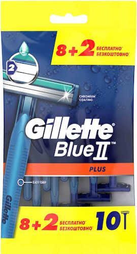 Бритвенный станок одноразовый Gillette Blue II Plus #1
