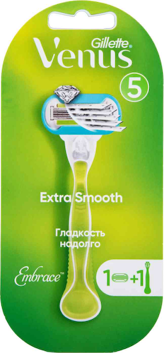 Бритвенный станок женский Gillette Venus Embrace 5 лезвий c 1 сменной кассетой #1