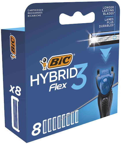 Сменные касcеты для бритвенных станков Bic Flex 3 hybrid #1