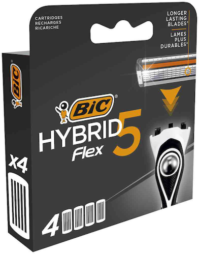 Сменные кассеты Bic Hybrid 5 Flex #1