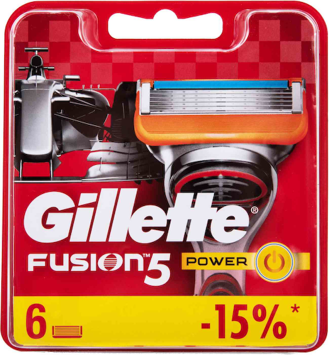 Сменные кассеты для бритвы Gillette Fusion 5 Power #1
