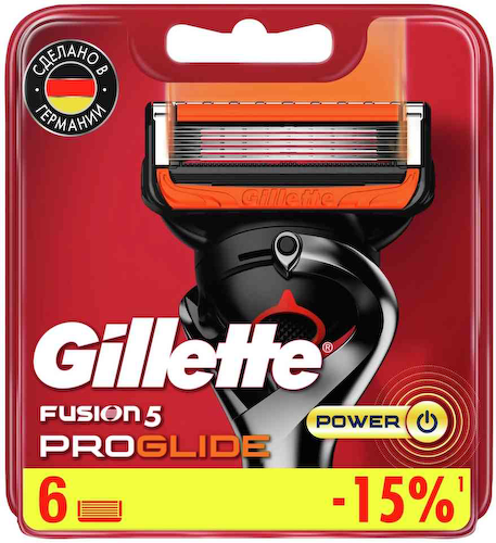 Сменные кассеты для бритвы Gillette Fusion5 ProGlide #1