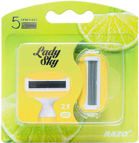 Сменные кассеты для бритвы Razo LadySky 5 лезвий #1