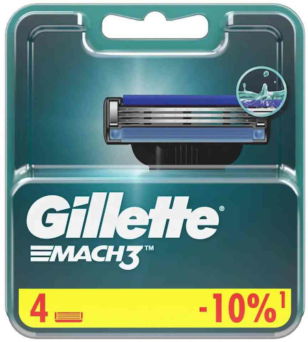 Сменные кассеты для бритвы Gillette Mach3 #1