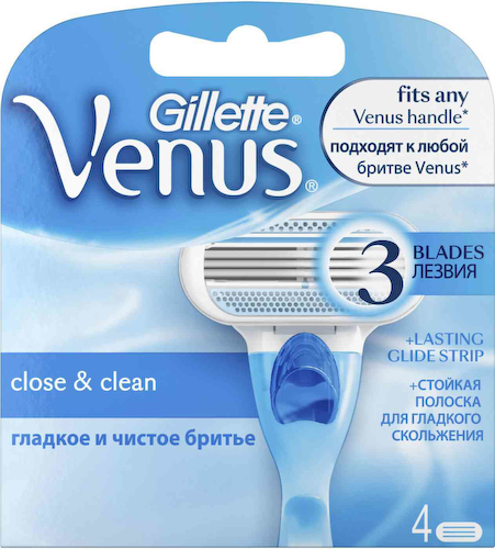 Сменные кассеты для бритвы Gillette Venus 3 лезвия #1
