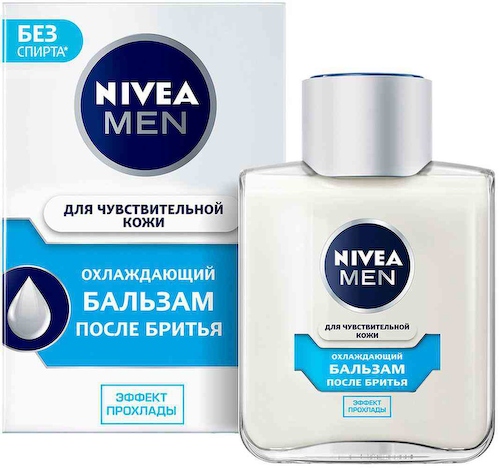 Бальзам после бритья для чувствительной кожи NIVEA MEN охлаждающий #1