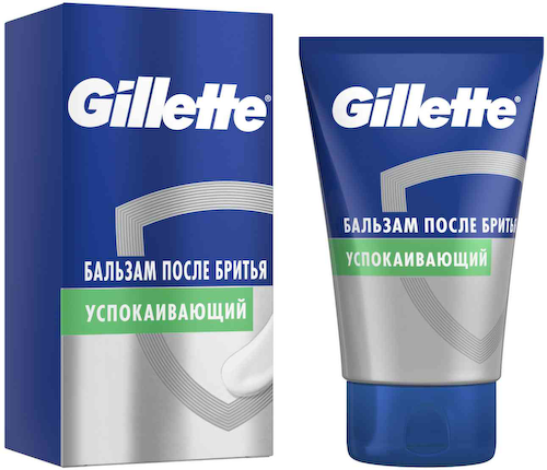 Бальзам после бритья успокаивающий Gillette с алоэ #1