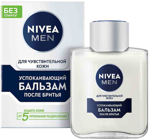 Бальзам после бритья Успокаивающий NIVEA MEN для чувствительной кожи #1
