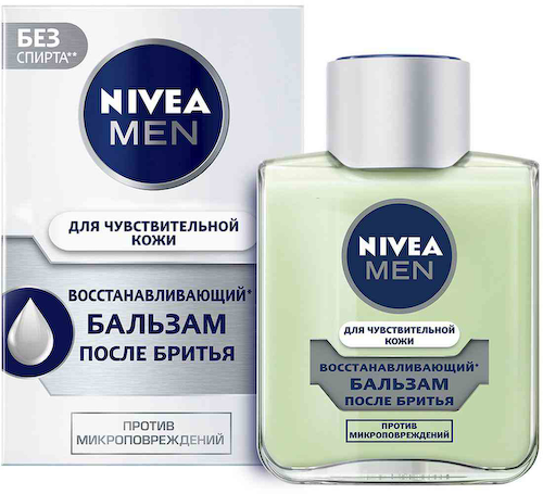 Бальзам после бритья Восстанавливающий NIVEA MEN для чувствительной кожи #1
