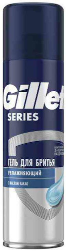 Гель для бритья увлажняющий Gillette Series с маслом какао #1