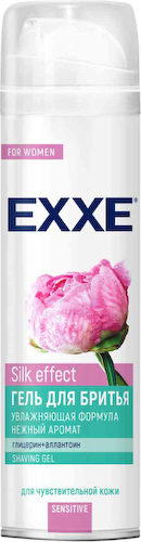Гель для бритья женский Exxe Silk Effect для чувствительной кожи #1