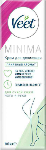 Крем для депиляции Veet Minima для сухой кожи #1