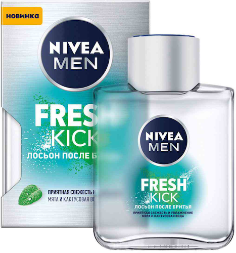 Лосьон после бритья NIVEA MEN Fresh Kick Приятная свежесть и увлажнение #1