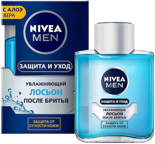 Лосьон после бритья увлажняющий NIVEA MEN Защита и уход с Алоэ Вера #1