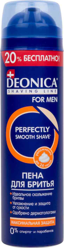 Пена для бритья Deonica Shaving line For Men Максимальная защита #1