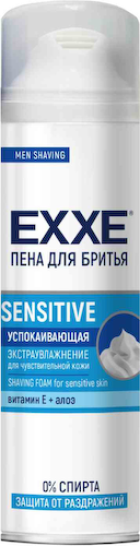 Пена для бритья для чувствительной кожи Exxe Sensitive Успокаивающая #1