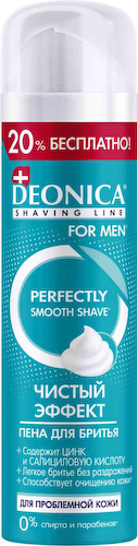 Пена для бритья для проблемной кожи Deonica For Men Чистый эффект #1