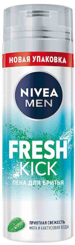 Пена для бритья NIVEA MEN Fresh Kick Приятная свежесть #1