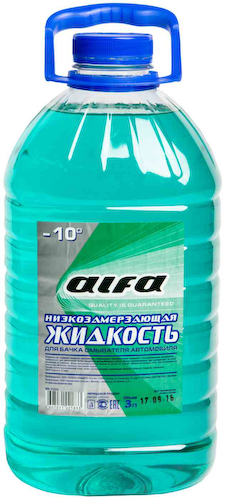 Стеклоомыватель зимний Alfa до -10°С #1