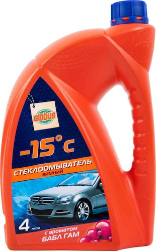 Стеклоомыватель зимний Глобус до -15°С Бабл гам в ассортименте #1