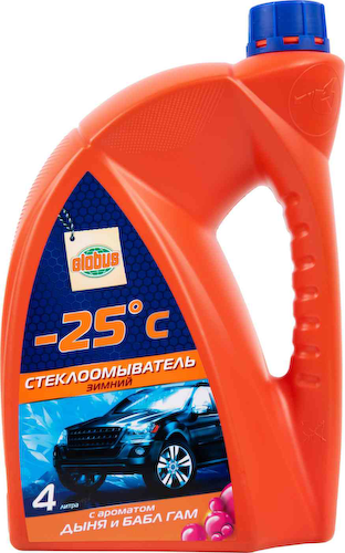 Стеклоомыватель зимний Глобус до -25°С Бабл гам-дыня в ассортименте #1