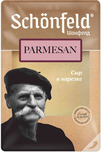 Сыр Schonfeld Пармезан 40%, нарезка #1
