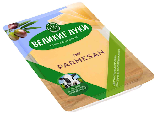 Сыр Великие Луки Пармезан 40%, нарезка #1