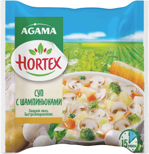 Смесь овощная Hortex Суп с шампиньонами #1