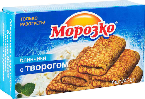 Блинчики Морозко с творогом #1