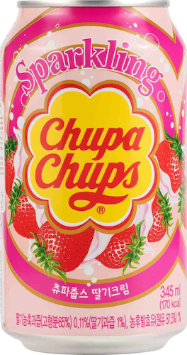 Напиток Chupa Chups Клубника сильногазированный #1