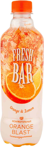 Напиток Fresh Bar Orange & Lemon Orange Blast сильногазированный #1