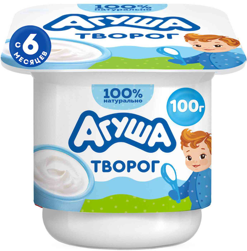Творог классический Агуша с 6 месяцев 4,5% #1